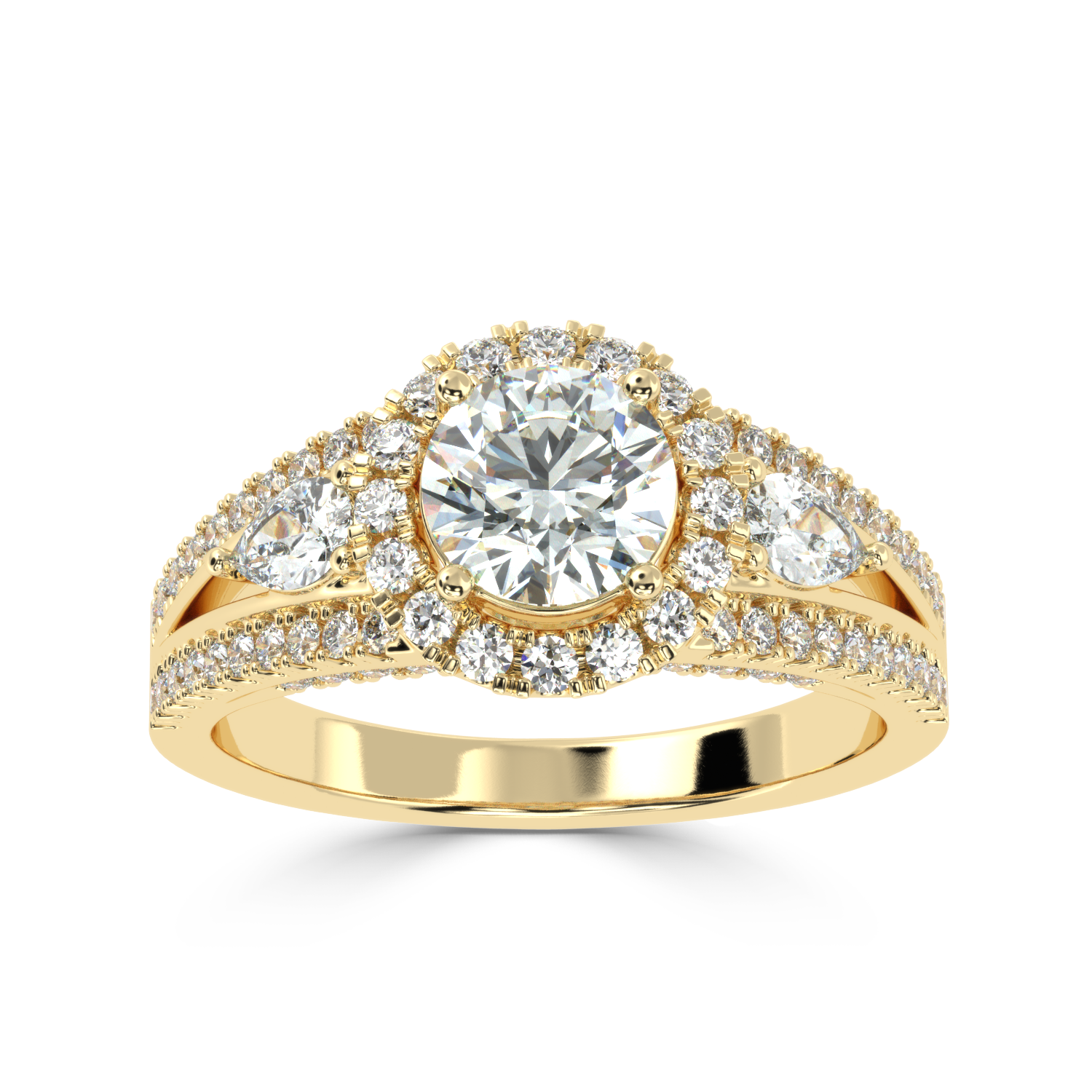Buy 1.75Ct  Natural Diamond Ring in Gold | SolitaireKart